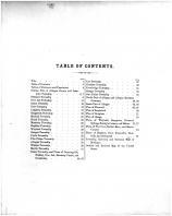 Table of Contents, Allegan County 1873 Microfilm